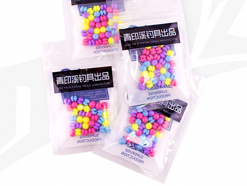Texas Rig Bead Stoppers, 6 mm or 8 mm, 30-Pack – product photo