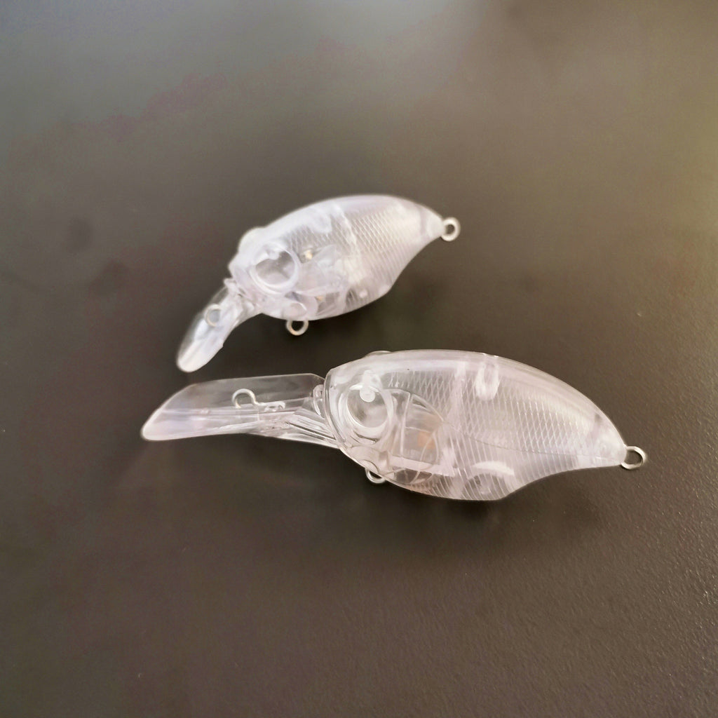 Unpainted DIY Crankbait Blank, Floating, Rattle, 7 g / 10 g – product photo