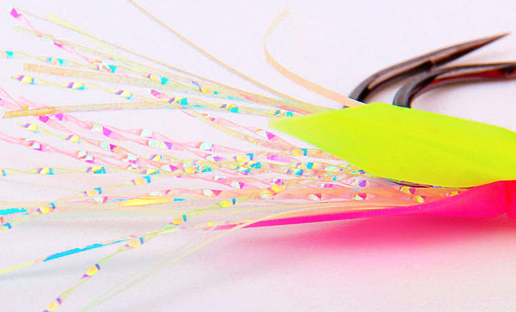 Glow Fish Skin Hooks for Saltwater, 1/0–2/0, 10 Pack – product photo