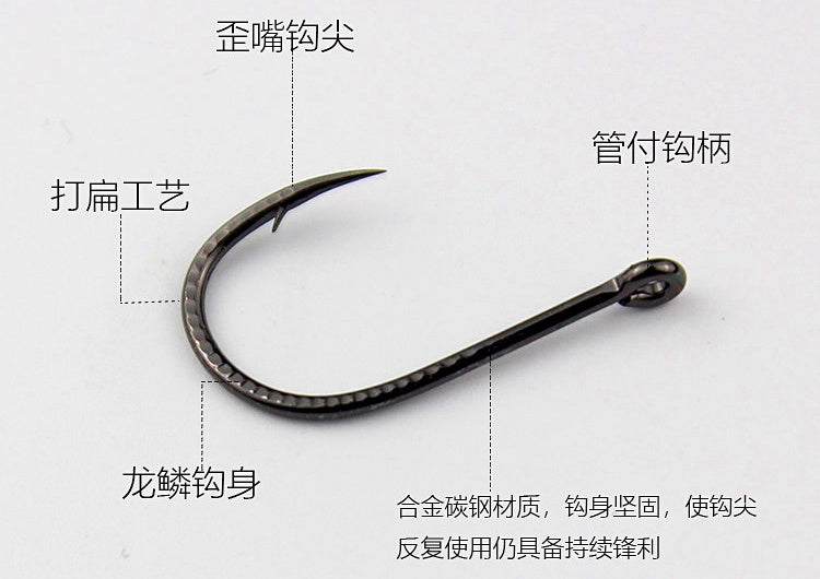 Barbed Eyed Saltwater Hooks, Bulk 50 Pack, Sizes 0.8–16 – product photo