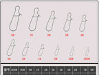 Fast Change Safety Pin Snaps, Stainless or Carbon Steel – product photo