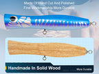 Wooden Floating Popper Lure for Tuna & Mackerel – product photo