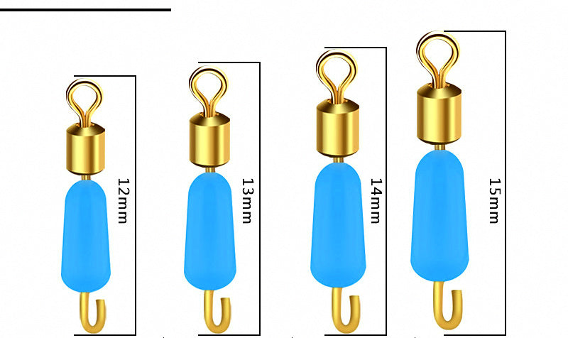 Silicone Fast Snap Line Clips, Stainless Steel, 3 Sizes – product photo