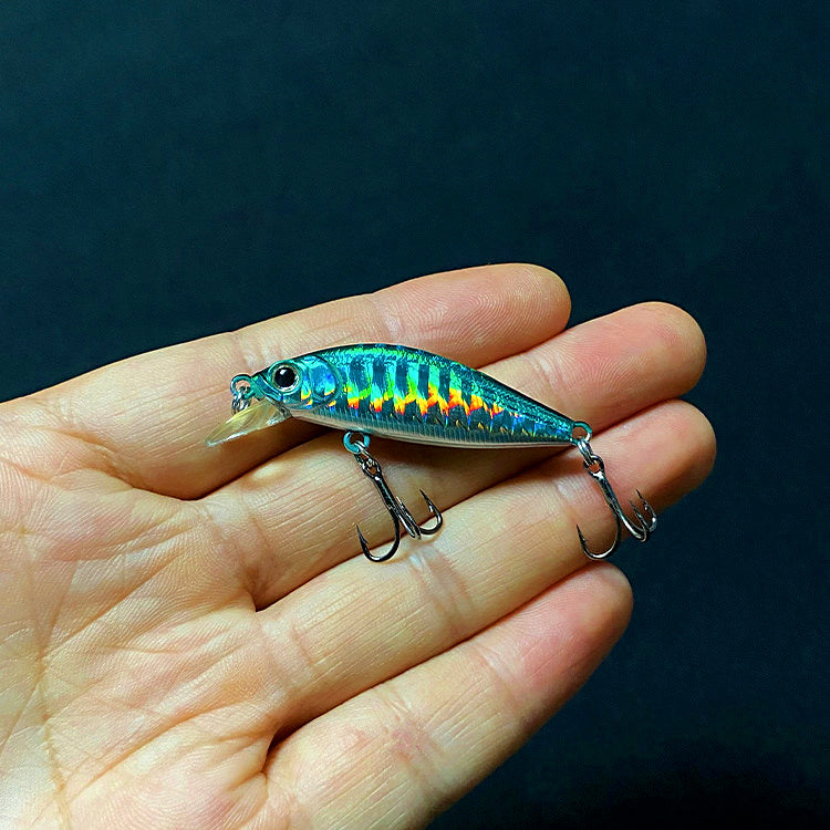 Mini Slow Sinking Minnow Lure with Rattle, 3.3 g (0.12 oz) – product photo