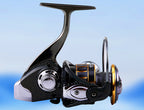 Full Metal Spinning Reel, 9 Bearings, 5.2:1, Sizes 2000–7000 – product photo