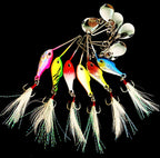 VIB Blade Bait with Feather Treble Hook, 8-16 g (0.3-0.6 oz) – product photo