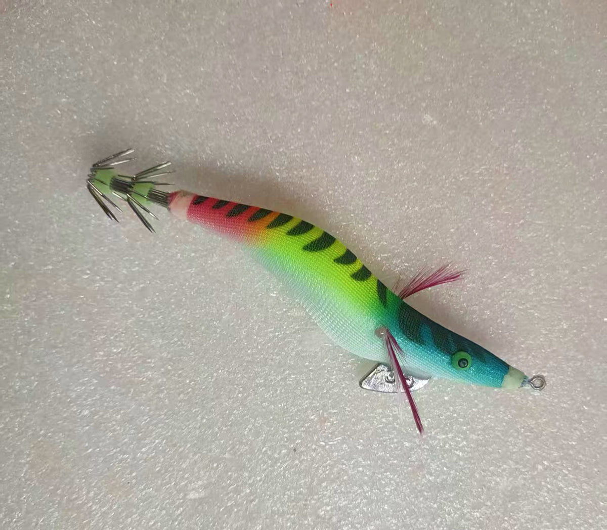 Wood Shrimp Squid Jig, Sizes 2.0–5.0 – product photo
