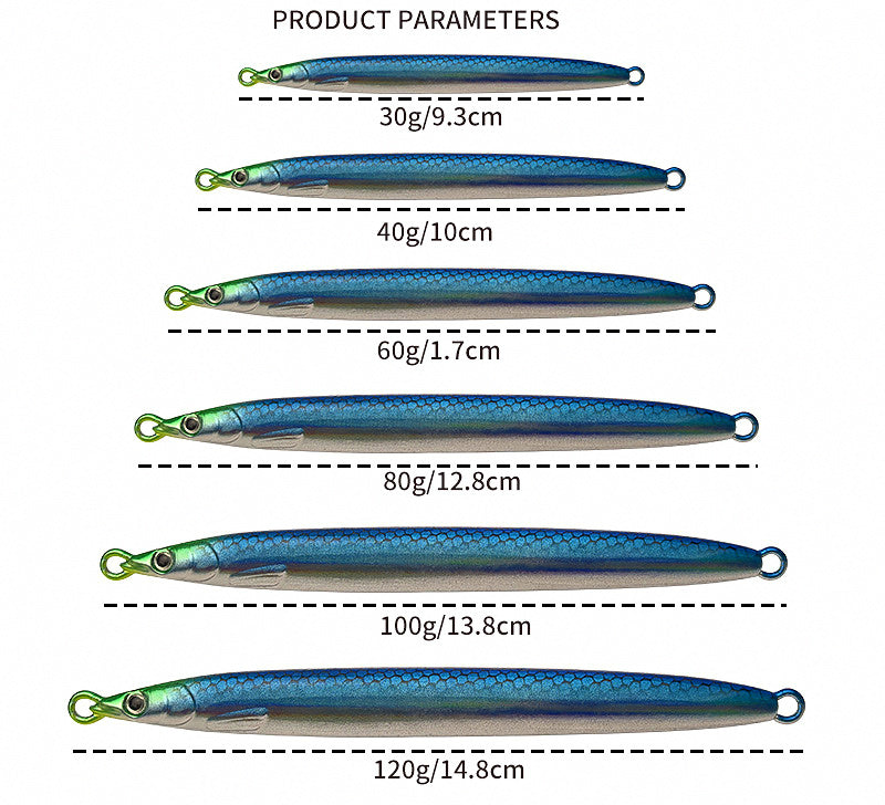 Slim Metal Jig, 30–120 g (1.1–4.2 oz) – product photo
