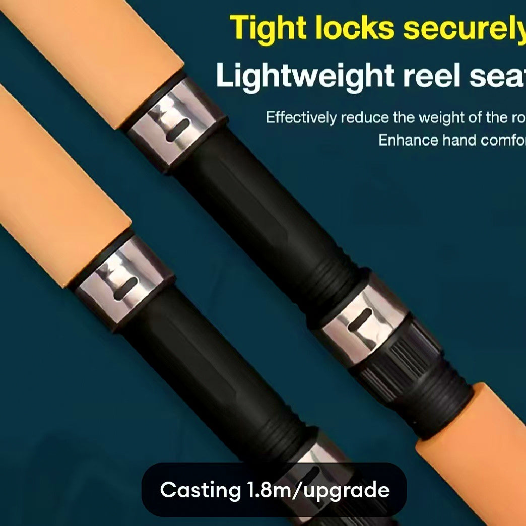 Fiberglass Telescopic Boat Rod, 1.8–3.0 m (6–10 ft) – product photo