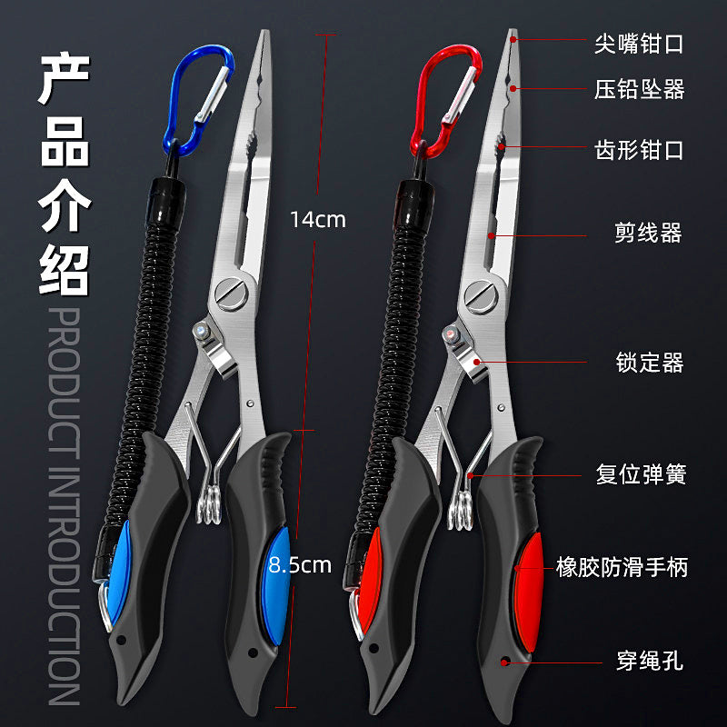 Long Fishing Pliers and Fish Gripper, Hook Remover – product photo