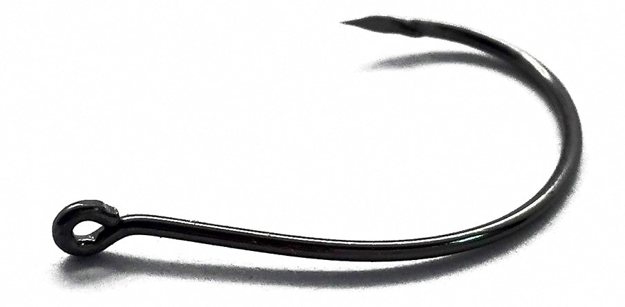 Barbed Shrimp Hooks, Bulk 100-Pack, Sizes #1–#6 – product photo