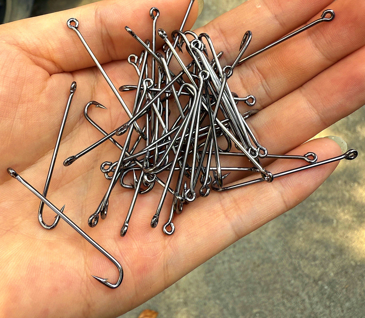 Barbed Long Shank Eel Hooks, Offset & Straight Point – product photo