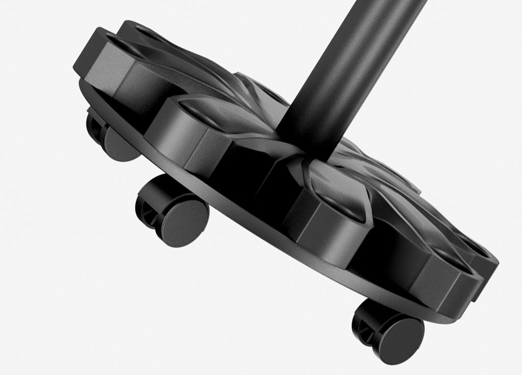 Floor Standing Fishing Rod Rack Holder with Wheels – product photo