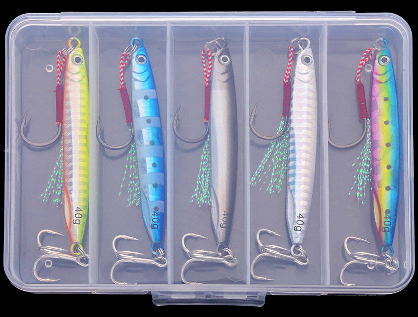 Glow Metal Casting Jig with Treble Hook, 7–40 g (0.2–1.4 oz) – product photo