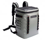 Insulated Cooler Backpack, Light Gray – product photo