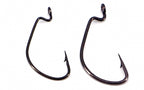 Offset Worm Hooks, Wide Gap, Barbed, Sizes 1 to 4/0 – product photo