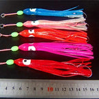 Octopus Squid Soft Lure with Double Hooks, Glow Colors