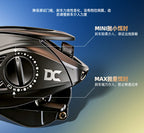 DC Baitcasting Reel with Electronic Brake, Left or Right Hand – product photo
