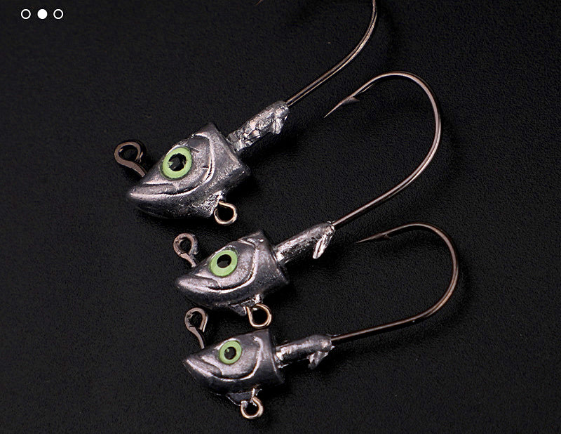 Glow Fish Eye Jig Head Hooks, 3.5–7 g (1/8–1/4 oz) – product photo