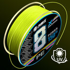 8-Strand PE Braided Fishing Line, Lemon Yellow – product photo