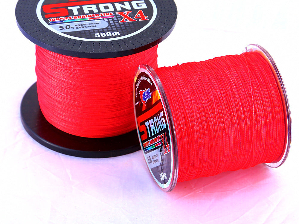 Braided PE Fishing Line, 300 m (328 yd), 4 & 8 Strand – product photo