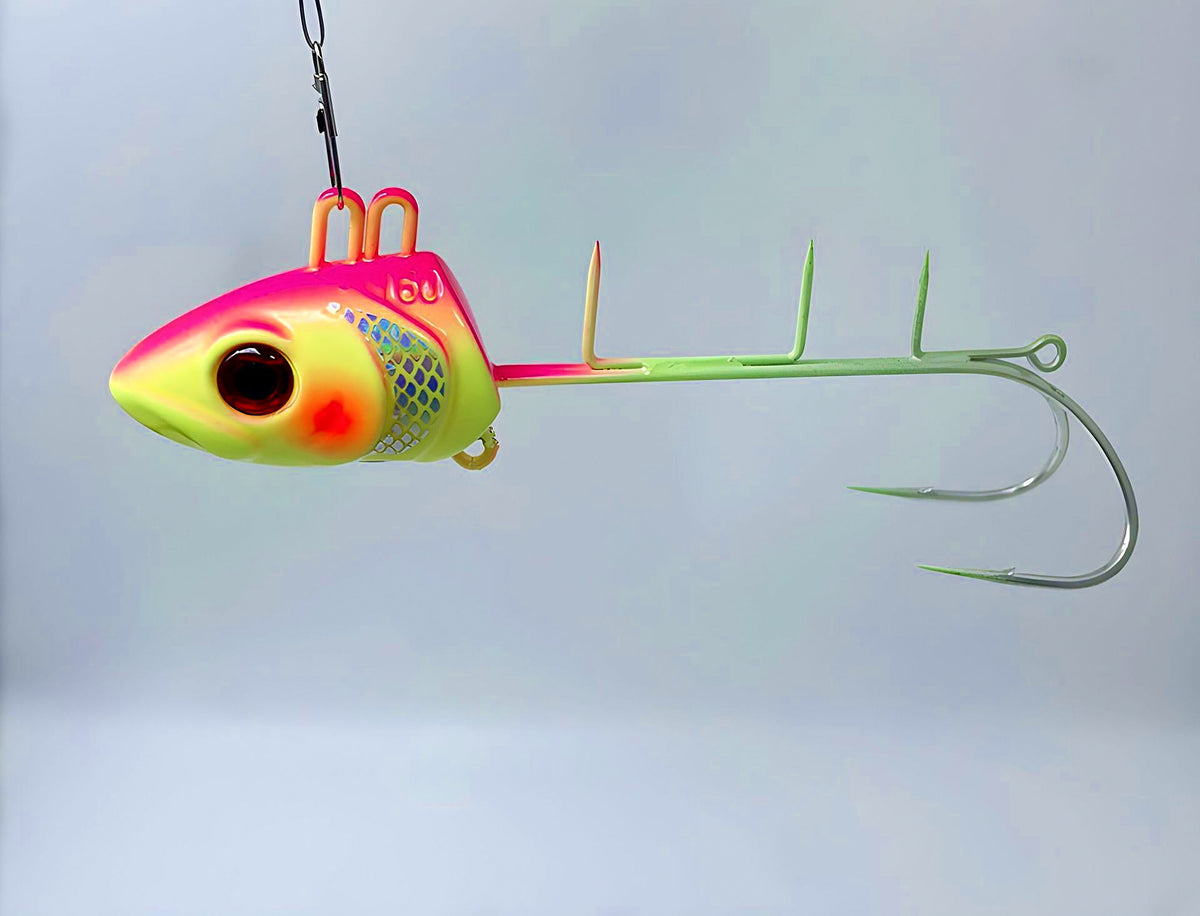 Glow Scaled Metal Jig w/ Assist Hooks, 80–300 g (2.8–10.6 oz) – product photo