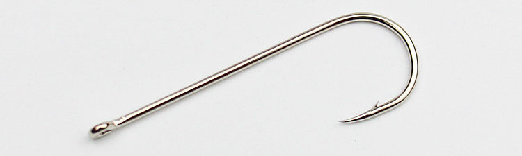 Long Shank Baitholder Hooks, Carbon Steel, Barbed, Bulk Pack – product photo
