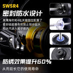 All-Metal Spinning Reel, Deep Spool, Black, 3000-6000