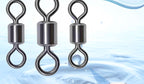 Figure 8 Ring Connector Snap, Black or White, Sizes 3/0–14 – product photo