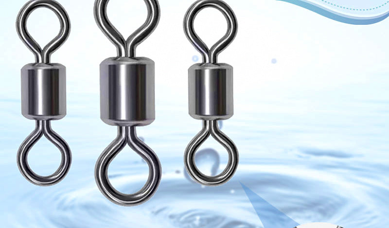 Figure 8 Ring Connector Snap, Black or White, Sizes 3/0–14 – product photo