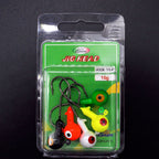 Round Lead Head Jig Hooks, 7 g or 10 g (0.25/0.35 oz), 5-Pack – product photo