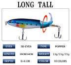 Topwater Propeller Lure, 10 cm, 13–16 g (0.46–0.56 oz) – product photo