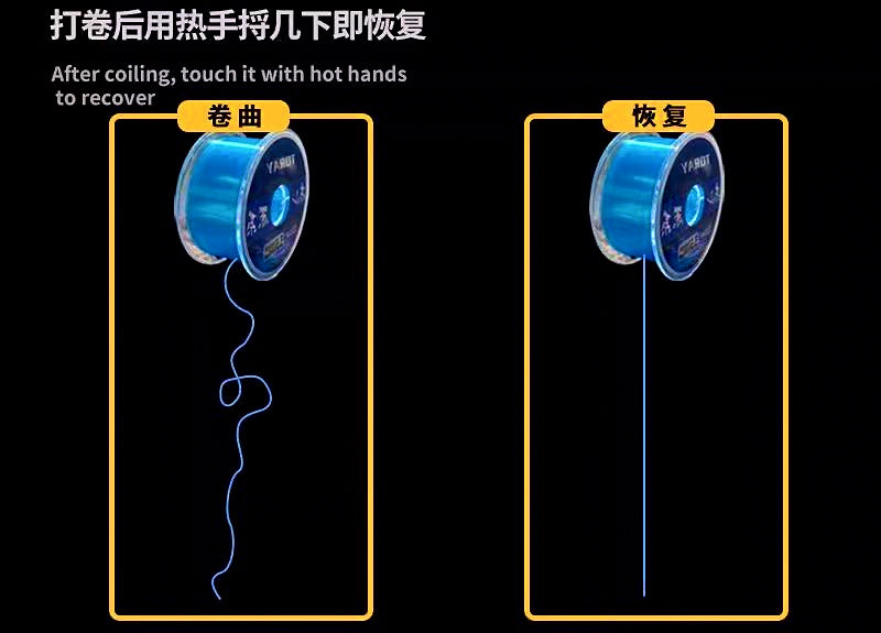 Nylon Fishing Line, Main & Leader, No. 0.4–8.0, 220/500 m – product photo