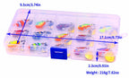 Micro VIB Blade Bait Lure Set with Spoons, 15-Piece – product photo