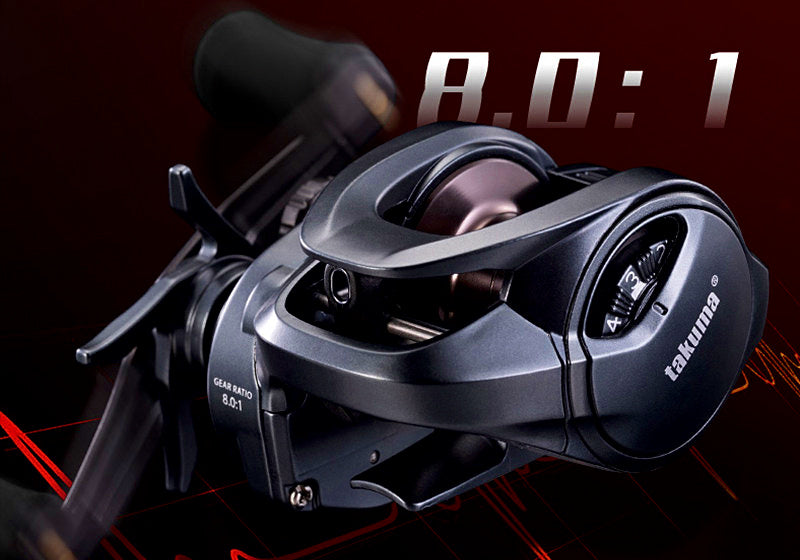 P6 Teardrop Baitcasting Reel, 8.0:1, Micro or General Spool – product photo