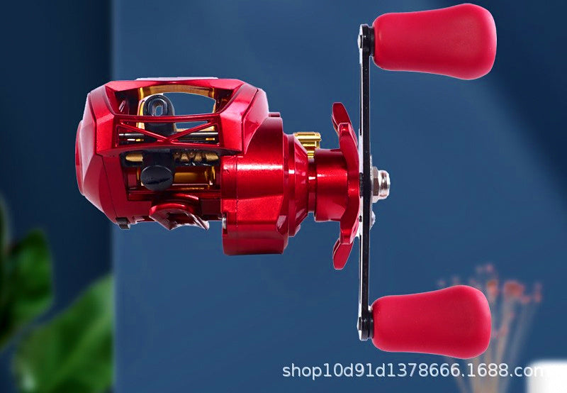 Metal Baitcasting Reel, 18+1 Bearings, 7.2:1, Left/Right Hand – product photo