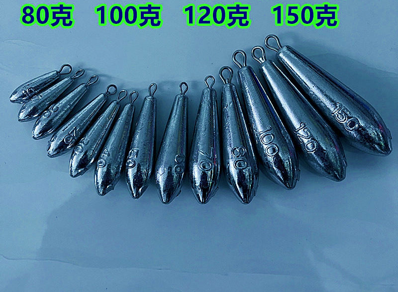 Willow Leaf Teardrop Sinker with Eye, 0.35–5.3 oz (10–150 g) – product photo