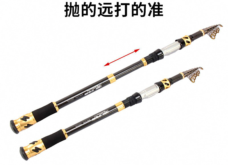 Mini Sea Rod, 5-Piece Carbon Boat Rod, 1.5–3.6 m (4.9–11.8 ft) – product photo