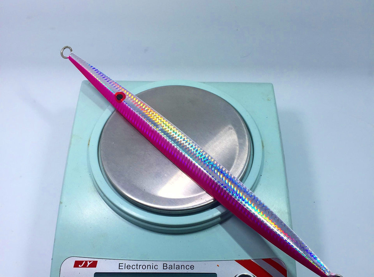 Heavy Metal Jig, 500–800 g (17.6–28.2 oz), Pink Back Glow Belly – product photo