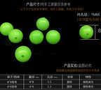 Glow Beads, Round Plastic Rig Beads, 4–10 mm – product photo