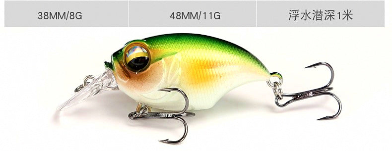 Rattling Crankbait, Short & Long Lip, 8 g (0.3 oz) / 11 g (0.4 oz) – product photo