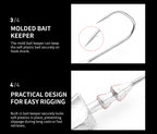 Jig Head Hooks for Soft Baits, 3.5–30 g (1/8–1 oz) – product photo
