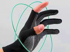 Nylon Dotted Grip Work Gloves, Fingerless & Full Finger – product photo