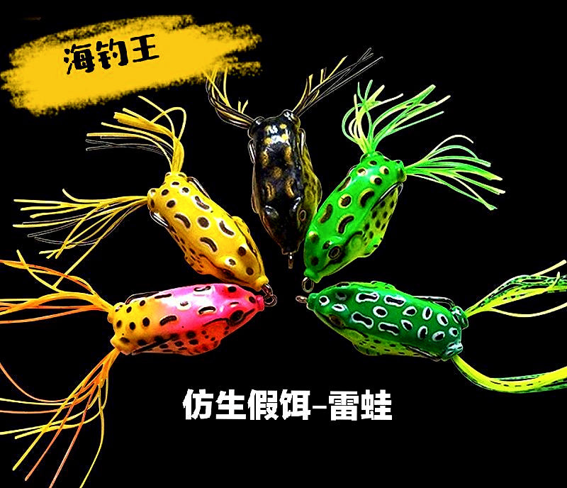 Soft Frog Lure with Double Hooks, 3.5–13 g (0.12–0.46 oz) – product photo