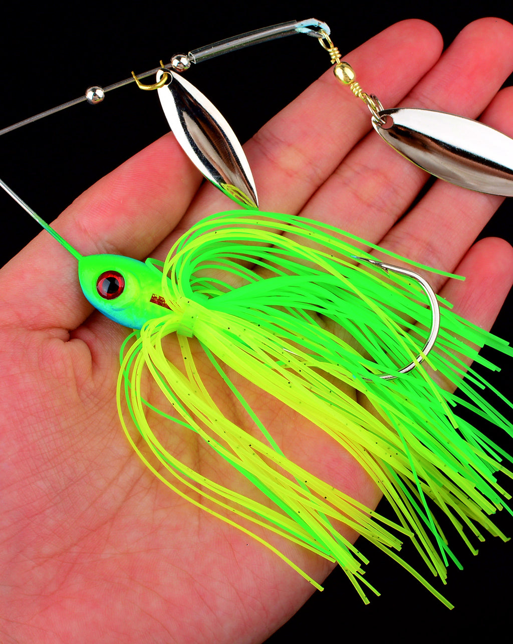 Skirted Sequin Spinner Lure, 9.7 cm, 16.5 g or 21 g (0.58–0.74 oz) – product photo