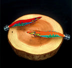 Wood Shrimp Squid Jig, Glow & Laser, No. 2.5–3.5 – product photo
