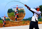 Telescopic Travel Fishing Rod, 1.5–2.7 m (4.9–8.9 ft) – product photo