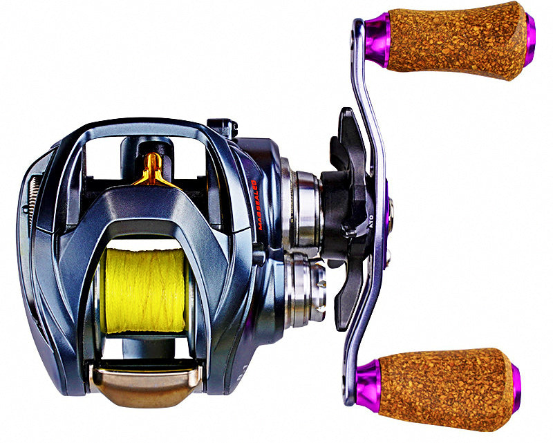 Wood Spinning Reel Handle, Water-Drop Style, Upgrade Part – product photo