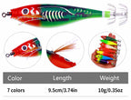 Glow Wood Shrimp Squid Jig, 9.5 cm, 10 g (0.35 oz) – product photo