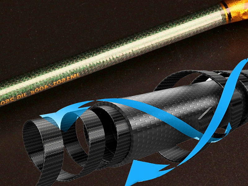 Boat Jigging Rod, 1-Piece Carbon, 1.5–1.68 m (4.9–5.5 ft) – product photo